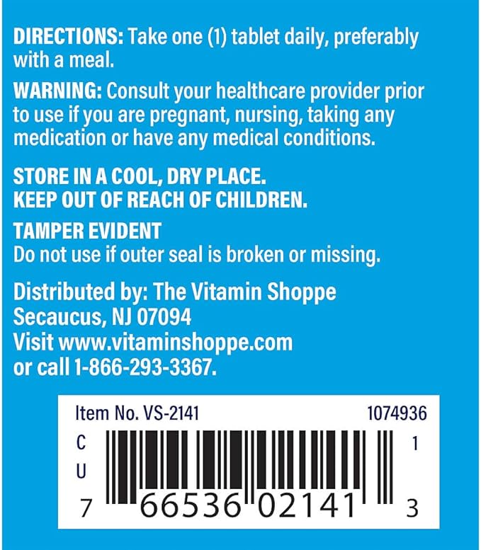 The Vitamin Shoppe Selenium 100MCG - Antioxidant Protection Thyroid Health &amp Immune Support Essential Mineral (300 Tablets)