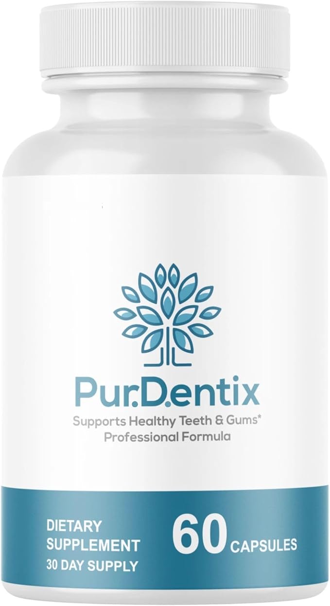 PurDentix-X - Oral Health Probiotic – 4-Strain Formula for Healthy Gums Teeth &amp Fresh Breath | Oral Probiotics for Mouth &amp Bad Breath Support | Dental Health - 60 Capsules (Non chewable)