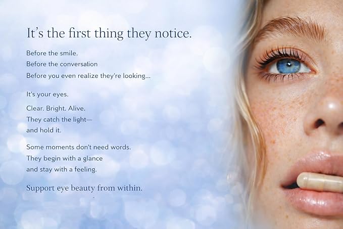Sclera White Eye Brightening Formula by Success Chemistry - for Beautiful Bright Eyes. Reduce Eye Strain &amp Fatigue. Non-GMO 60 Veggie CAPS