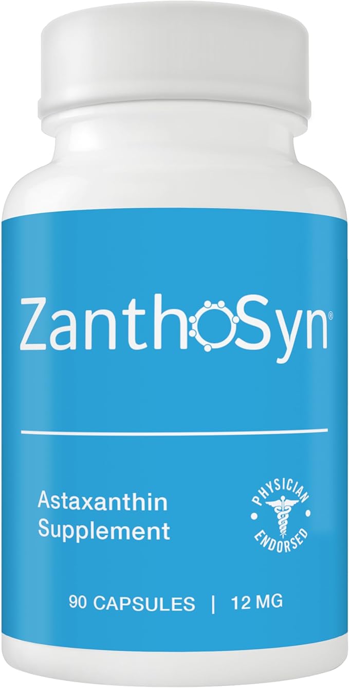 Astaxanthin Triple Strength (12mg) x Triple Bioavailability (3X Absorption into Bloodstream) Superior Purity Non-GMO Major Allergen Free No Fishy Aftertaste 90 Vegetable Capsules