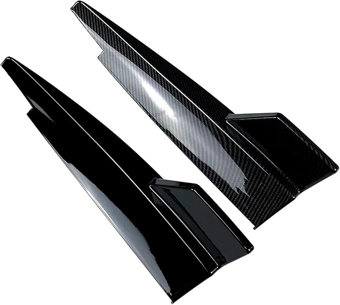 Kiyah Rear Bumper Lip Diffuser Side Spoiler Splitter Compatible for Mercedes Benz CLA Class C117 CLA180 200 CLA45 AMG 2013-2019 Body Kits(Glossy Black)