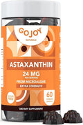 Astaxanthin Gummies 24mg – High Potency Antioxidant Supplement – Skin Eye &amp Immune Wellness Support – Vegan Sugar-Free Non-GMO Gluten-Free Soy-Free – 60 Gummies