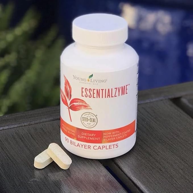 Young Living Essentialzyme - 90 Capsules | Multi-Enzyme Formula | Stimulates Enzyme Activity | Supports Digestive Health for Optimal Digestion | Keto-Friendly | Dietary Supplement