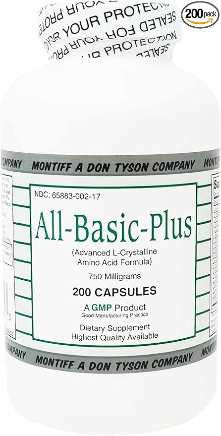Montiff All Basic Plus Advanced Amino Acid Formula 200 Capsules