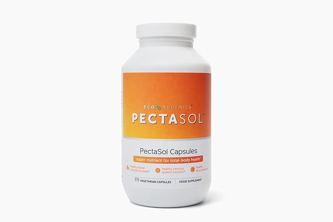 PectaSol Modified Citrus Pectin – 270 Capsules – Total-Body Health Supplement to Support the Heart Immune System Inflammation Response &amp Healthy Aging + Maintain Healthy Galectin-3 Levels