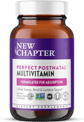 New Chapter Postnatal Vitamins Lactation Supplement Complete Multivitamin with Fermented Vitamin D3 + B Vitamins Made with Organic Vegetables &amp Herbs Non-GMO Ingredients 192 Count
