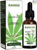 (2 Pack) 5000mg Organic Cold-Pressed Hemp Oil - Rich in Omega 3-6-9 - Natural Hemp Drops - Made in USA