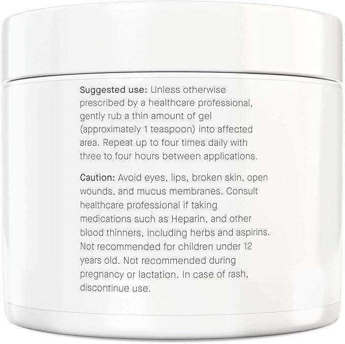 Glucosamine Chondroitin MSM Gel (4 oz) - with Glucosamine Chondroitin MSM &amp Bromelain to Support Joint Health– for Women &amp Men (90 Day Supply)