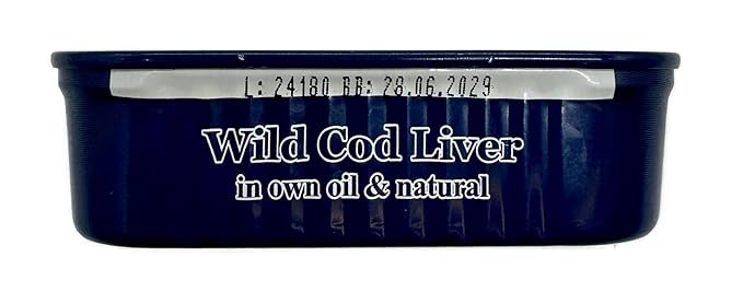 Royal Zenith Icelandic Wild Cod Liver 4.05oz/115g Pack of 5