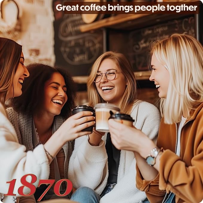 1870 by Caffe Barbera: Mago Whole Bean Roasted Coffee Aromatic Intense &amp Fruity 7 Bean Blend by one of the worlds oldest coffee roasters 150+ years of Roasting over 6 generations 1.1lb / 0.5kg