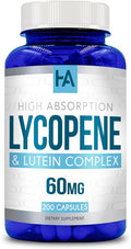 Lycopene &amp Lutein Complex 60mg per Caps 200 Veggie Capsules