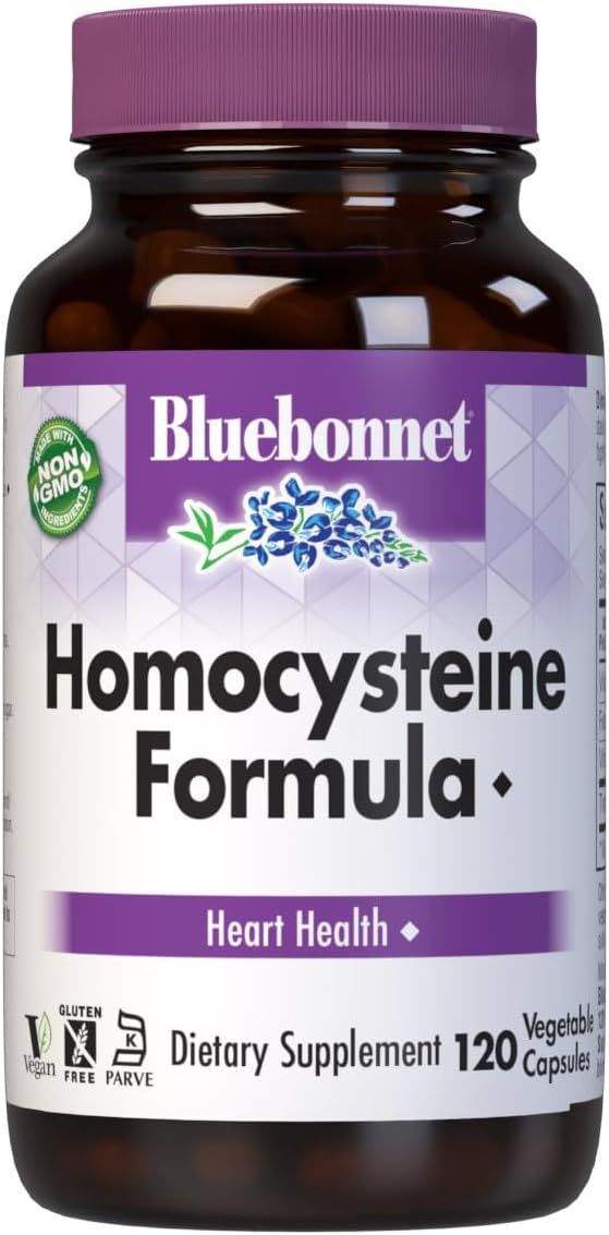 Bluebonnet Homocysteine Formula Supplement 120 Count
