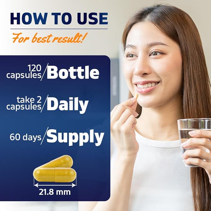 Vitamatic NAC Supplement N-Acetyl-L-Cysteine (NAC) with Milk Thistle 50:1 Extract - Supports Immune Respiratory Liver Health 1200 mg per Serving 120 Veg Capsules - 2 Pack