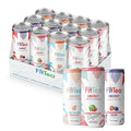 FitTea Healthy Energy Drink 12 Fl Oz - Endless Summer Variety Pack (12 Pack) - Natural Green Tea Energy Drinks Sugar Free