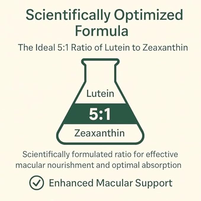 14 in 1 Advanced Eye Formula 1 Pack Eye Vitamin and Mineral Supplement with Lutein Zinc Zeaxanthin &amp Bilberry Extract for Vision Care 60 Capsules