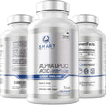 Alpha Lipoic Acid 600mg Per Serving 240 Vegan Capsules- Gluten Free Pure Non-GMO ALA- Supports Energy &amp Anti Oxidant