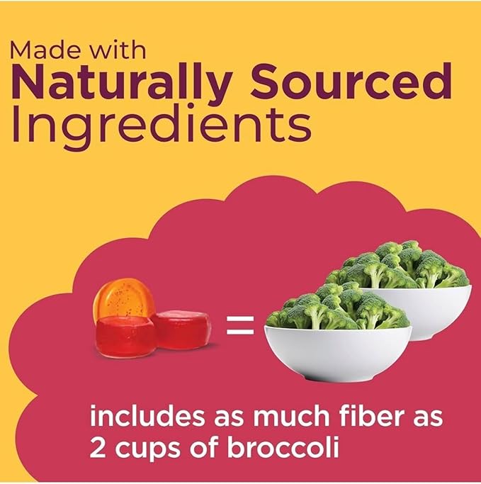 Fiber Care Gummies 240 ct 80 Servings 6g of Fiber Per Serving Help Supports Regularity &amp Promote Digestive Health Pack of 1