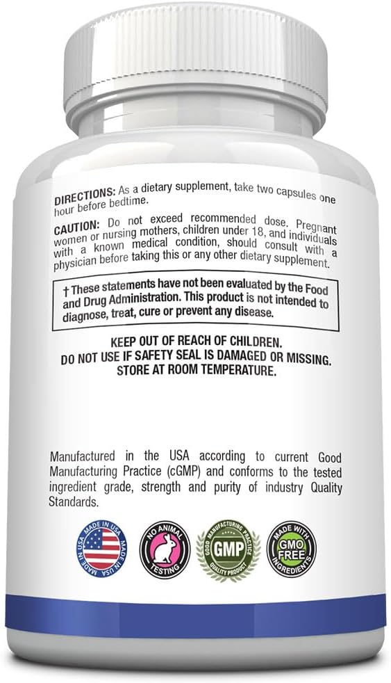 Approved Science Restlex - 420 mg Magnesium Glycinate Blend L-theanine 200 mg - 360 Capsules - 2 Bottles