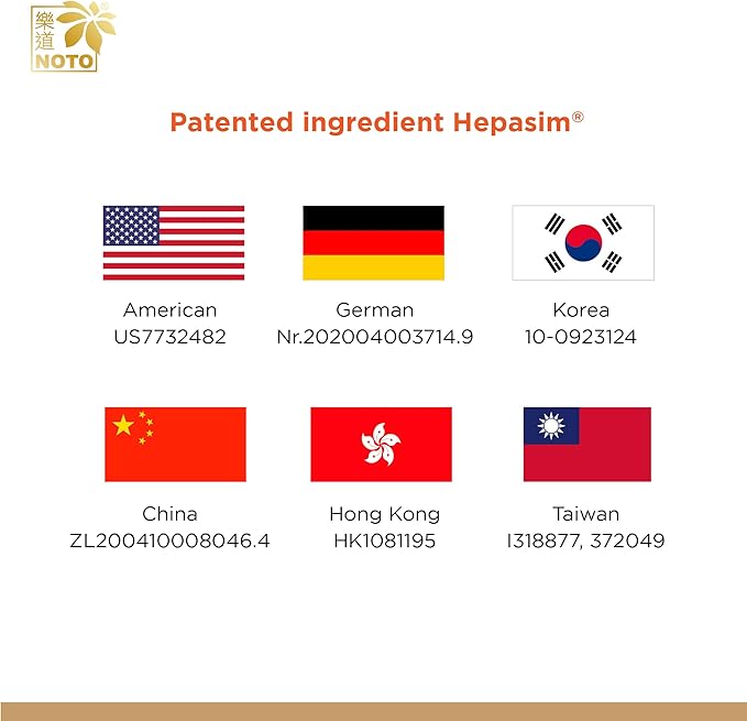 NOTO Liver Fortifying Zhangzhi Heath Support Repair Supplement for Alcohol Damage Smoking &amp Unhealthy Eating Habit Boosts Cleans 60 Capsules