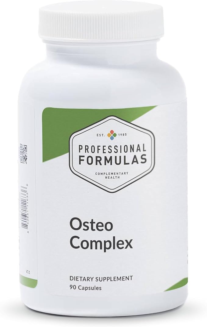 Professional Formulas Osteo Complex – Bone Density Support with Calcium Microcrystalline Hydroxyapatite Plus Magnesium D3 &amp Boron for Maximum Absorption* - Gluten Free Hypoallergenic 90 Capsul