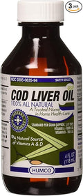 Humco Cod Liver Oil - 4 oz Pack of 3