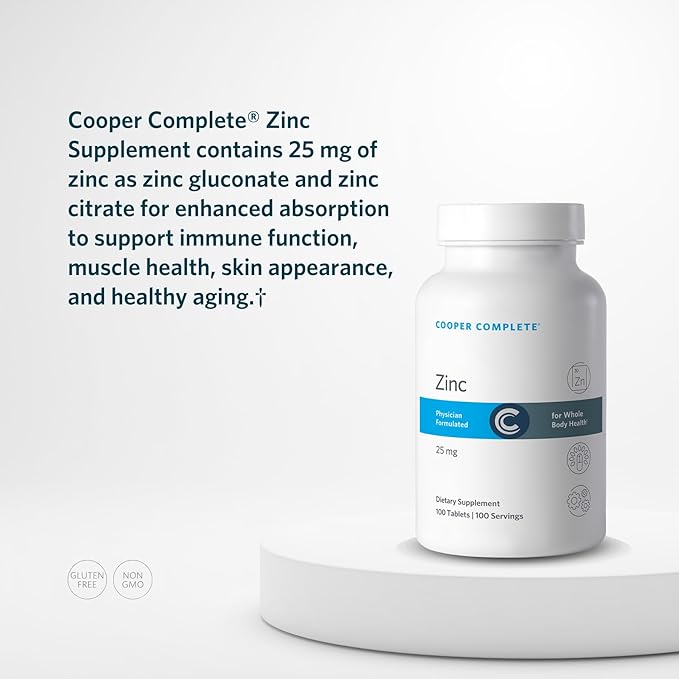 Cooper Complete 25 mg Zinc 100 Tablets Pack of 1