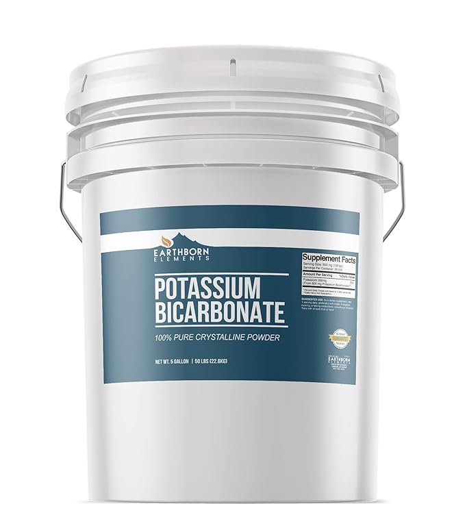 Earthborn Elements Potassium Bicarbonate (5 Gallon) Wine &amp Cheese Making Pure &amp Undiluted