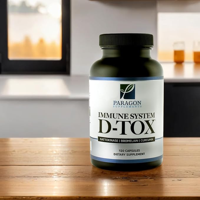 Spike Protein Removal - Original Spike Detox Formula with Nattokinase Bromelain &amp Curcumin - 3-in-1 Immune System Supplement - Non-GMO Vegan Gluten-Free Made in USA - 120 Capsules (30 Day Supp