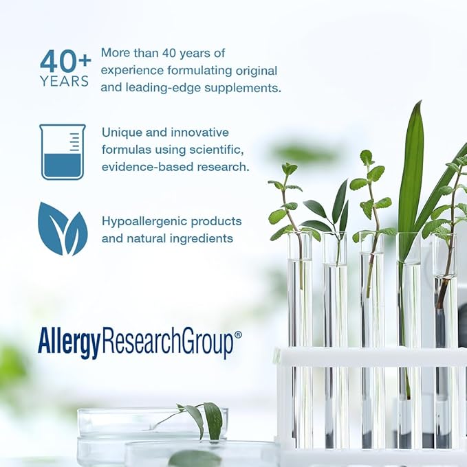 Allergy Research Group Magnesium Malate Forte Supplement - Magnesium and Malic Acid Energy Support Vitamin B2 Vegetarian Tablets - 120 Count