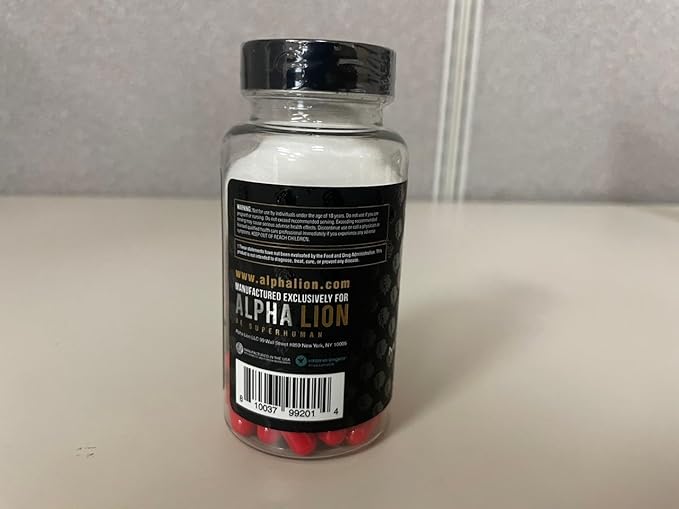 ALPHA LION Gains Candy Supplement Pills that Support Weight Loss Appetite Suppressant Keto-Diet Friendly Decrease Body Fat Upgrade Energy &amp Workout Performance 60 Capsules (MitoBurn®)