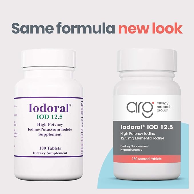 Optimox – Iodoral High Potency Iodine Potassium Iodide Thyroid Support Supplement 180 Tablets