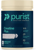 PURIST Protein Creapure Creatine Plus Monohydrate | Workout Powder Supplement | Women Men Muscle Strength Energy Recovery | Clean Nutrition | NSF Certified | Contains Sugar Free Stevia (Unflavored)