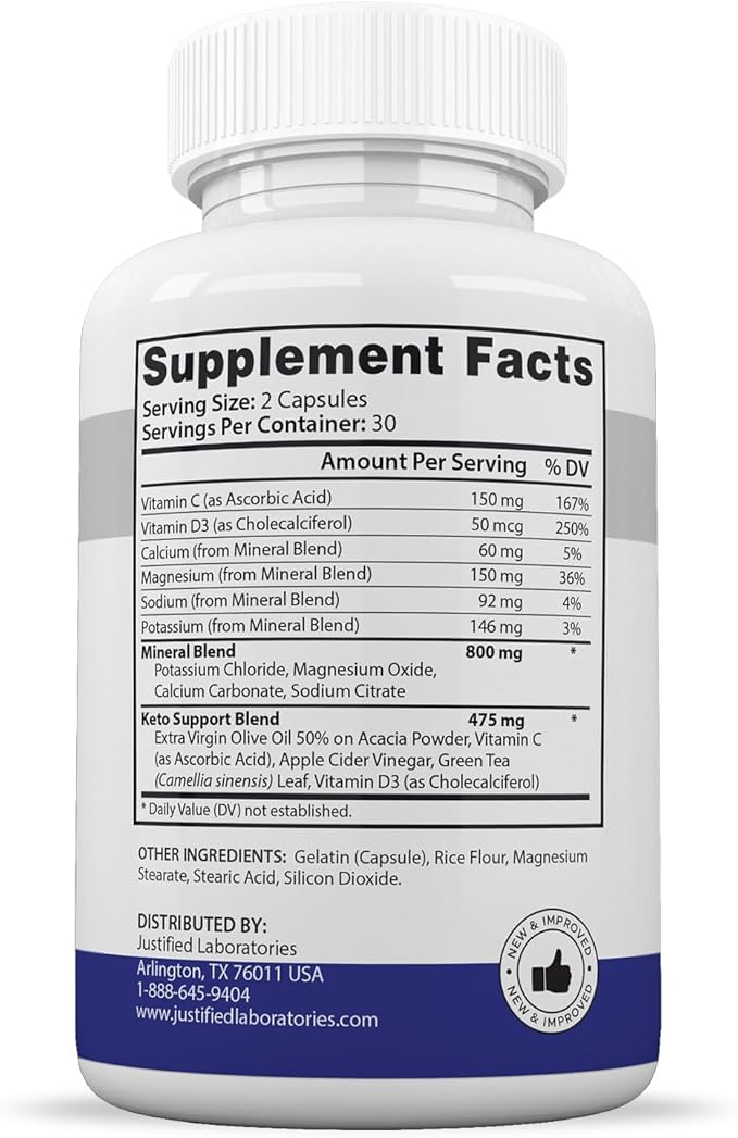 (2 Pack) Keto Thrive Keto ACV Pills 1275MG Keto Support Blend Capsule Alternative to Keto ACV Gummies Formulated with Apple Cider Vinegar Extra Virgin Olive Oil Powder Green Tea Leaf 120 Capsules