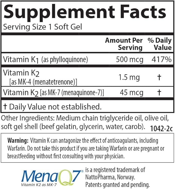 Carlson Labs K Complete Softgels 90 Count