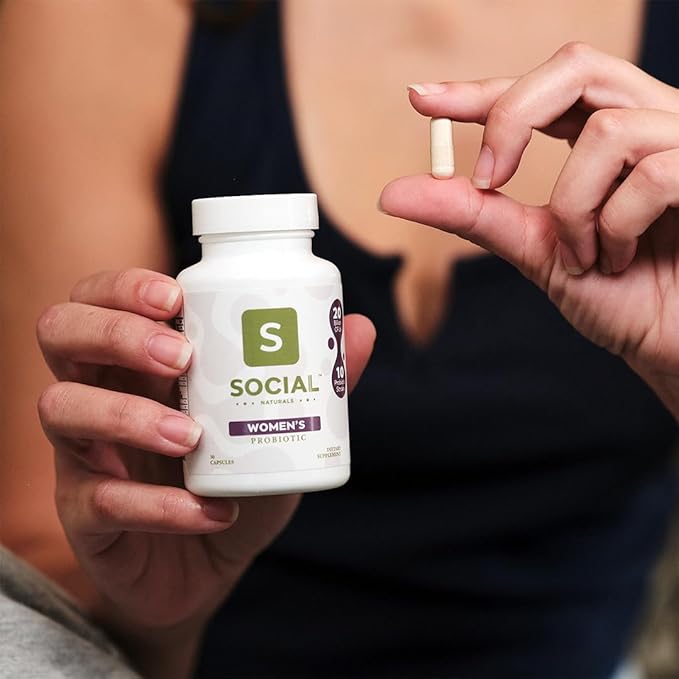 Women’s Probiotic | 20 Billion CFU | Prebiotic Inulin | Digestive Vaginal &amp Immune Support | Vegan | Shelf-Stable | 30 Capsules