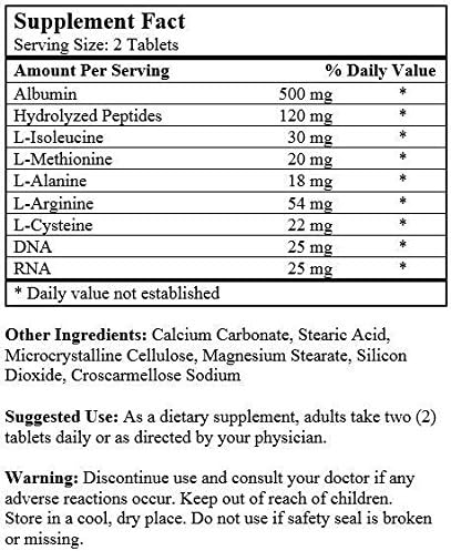 Super Albumin (100 Tablets) - 12 Pack by Nu-Health