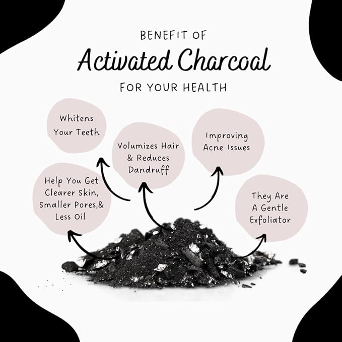 TV Natural Activated Charcoal Powder - 100 g Pack of 1 for Skin Care