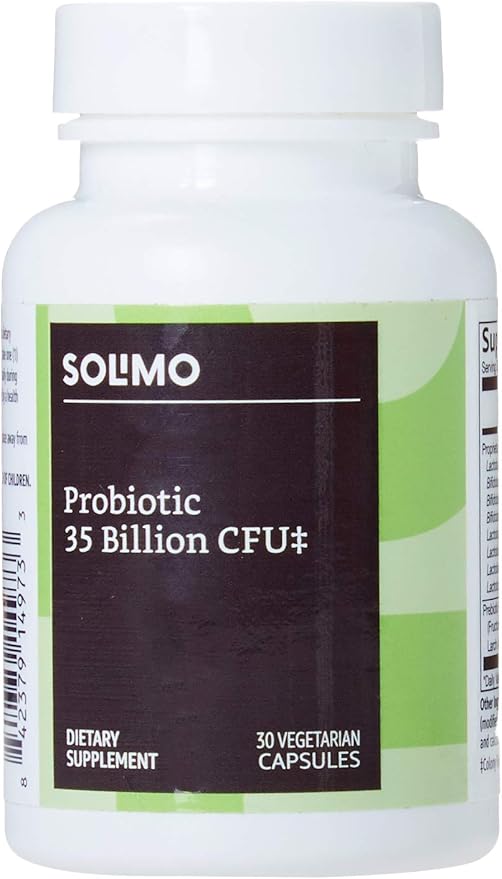 Amazon Brand Digestive Health Probiotic Capsules (35 Billion CFU) and (5 Billion CFU) | Vegetarian | Supports Healthy Digestion*