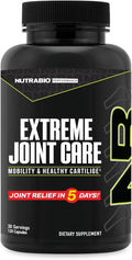 NutraBio Extreme Joint Care - Joint Support Supplement - Joint Health Supplement Supports Joints Mobility and Cartilage - 120 Capsules