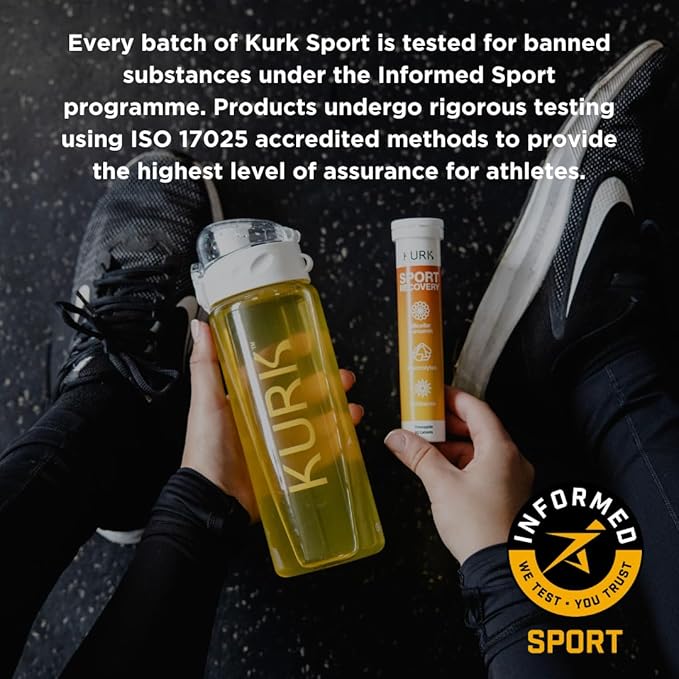 Kurk High Strength Liquid Curcumin Oil from Turmeric (Vanilla 1 Fl Oz) Sport Electrolyte Tablets (Pineapple 20 Effervescent Tabs) Bundle