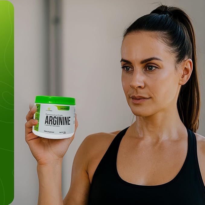 NutraForce Pharmaceutical Grade ARGININE L-Arginine Alpha-Keto Glutarate Powder - Promotes Protein Synthesis Dietary Supplement Unflavored 250g