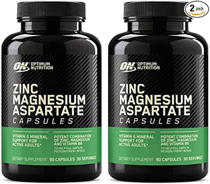 Optimum Nutrition Muscle Recovery and Endurance Supplement for Men and WomenZinc-and Magnesium Supplement180 Count (Pack of 2)