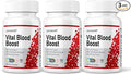 Vital Blood Boost - Dietary Supplement for White and Red Blood Cell Support - Iron with Selenium Zinc Vitamin B12 &amp Folic Acid - 90 Tablets x 3 Bottles 270 Day Supply