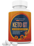 Keto GT Keto Pills 1275MG New &amp Improved Formula Contains Apple Cider Vinegar Extra Virgin Olive Oil Powder Green Tea Leaf 60 Capsules
