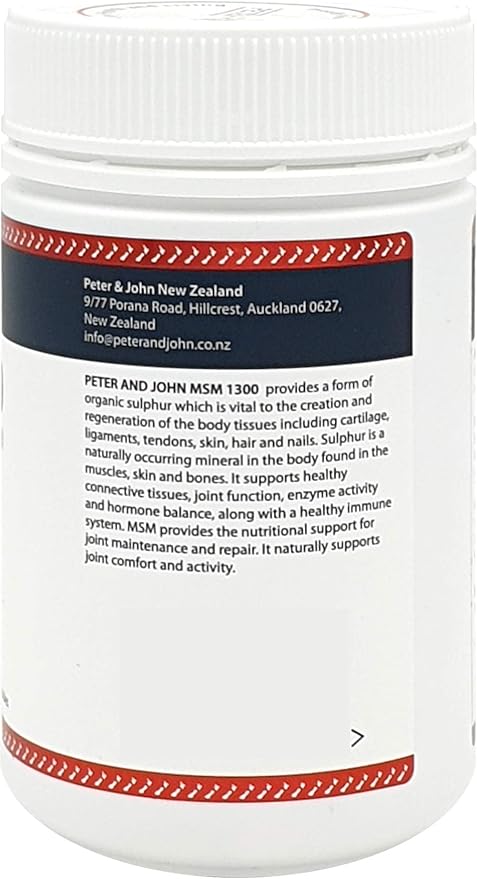 HEALTHFARM MSM Dietary Supplement 1300mg 120Capusule Supports Joint Comfort/Healthy Immune System (1 Bottle)