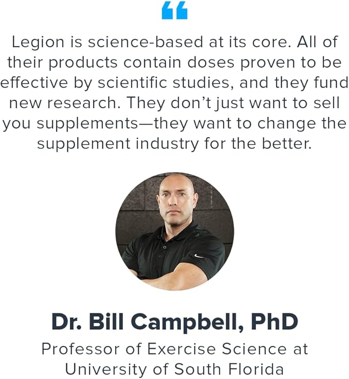 Legion Sucrosomial Magnesium Supplements - High Absorption Magnesium Supplement for Women &amp Men - Magnesium Mineral Supplements to Help Boost Athletic Performance - 90 Serving Mixed Berry