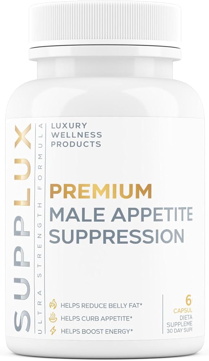 PREMIUM Male Appetite Suppressant - Weight Loss Pills Fat Burner for Men GLP-1 Pathway Support - Can Help Sustain Muscle While Burning Fat - Powerful Fat Burning Assistance- 60 Capusles