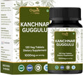 Kanchnar Guggulu 120 Tablets - Supports Detox and Lymphatic Health* - Ayurvedic Formulation - Certified and Vegetarian