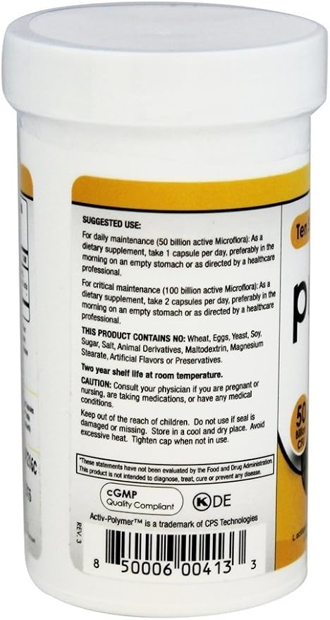 Ten Strain 50 B Probium 60 VCaps