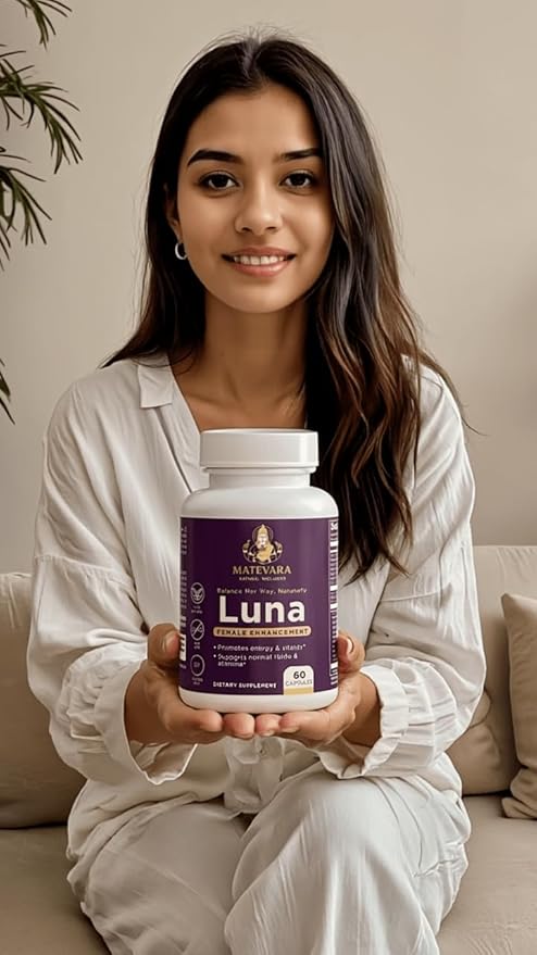 Luna Women's Vitality Supplement | Energy &amp Wellness Support Capsules | 60 Count